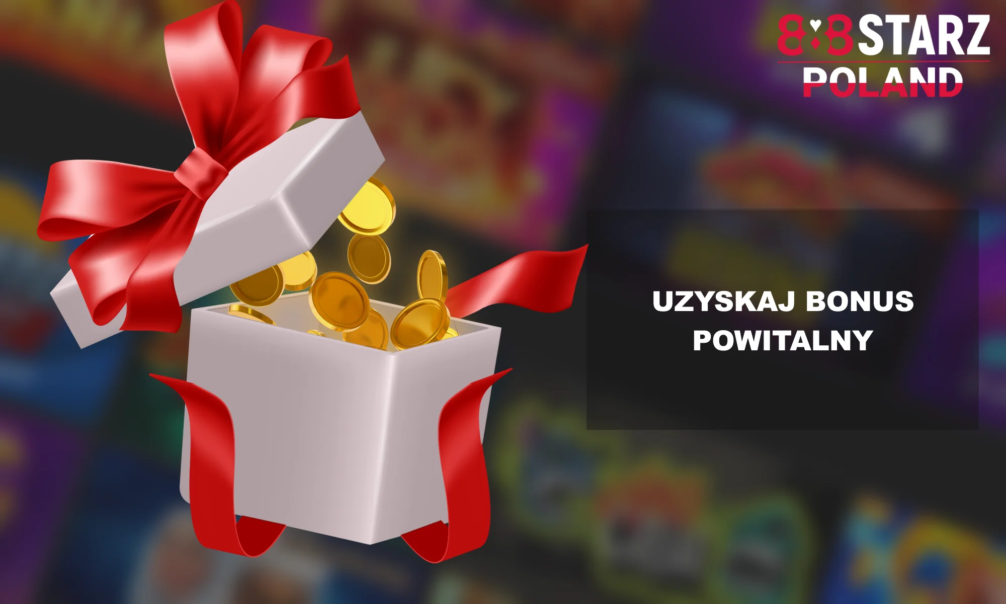 Wykorzystaj swój bonus powitalny, kiedy dokonasz pierwszej wpłaty na 888Starz