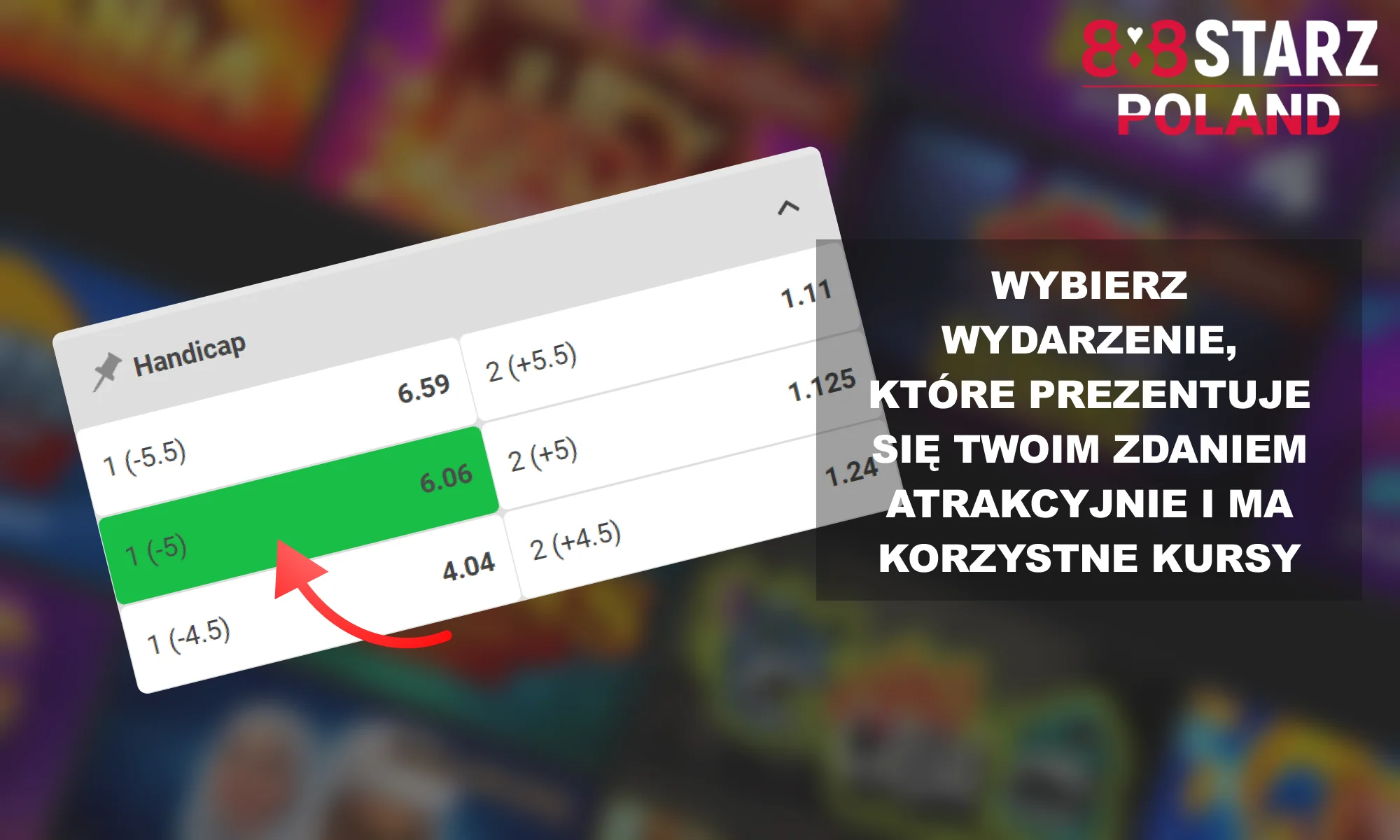 888Starz Polska - wybierz zakład, który Ci się podoba