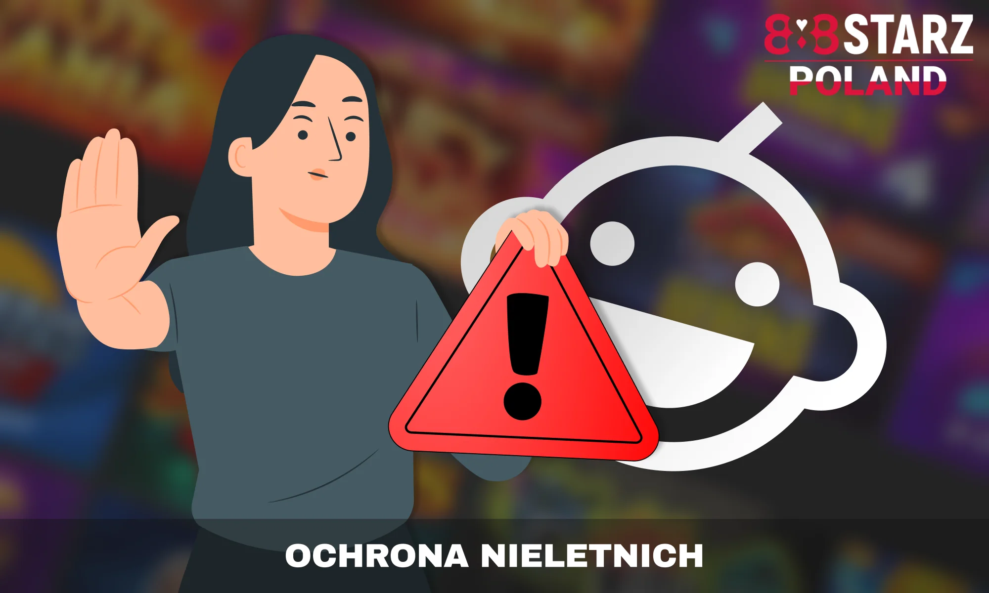 Osoby niepełnoletnie w Polsce nie mogą grać i obstawiać zakładów sportowych w 888Starz