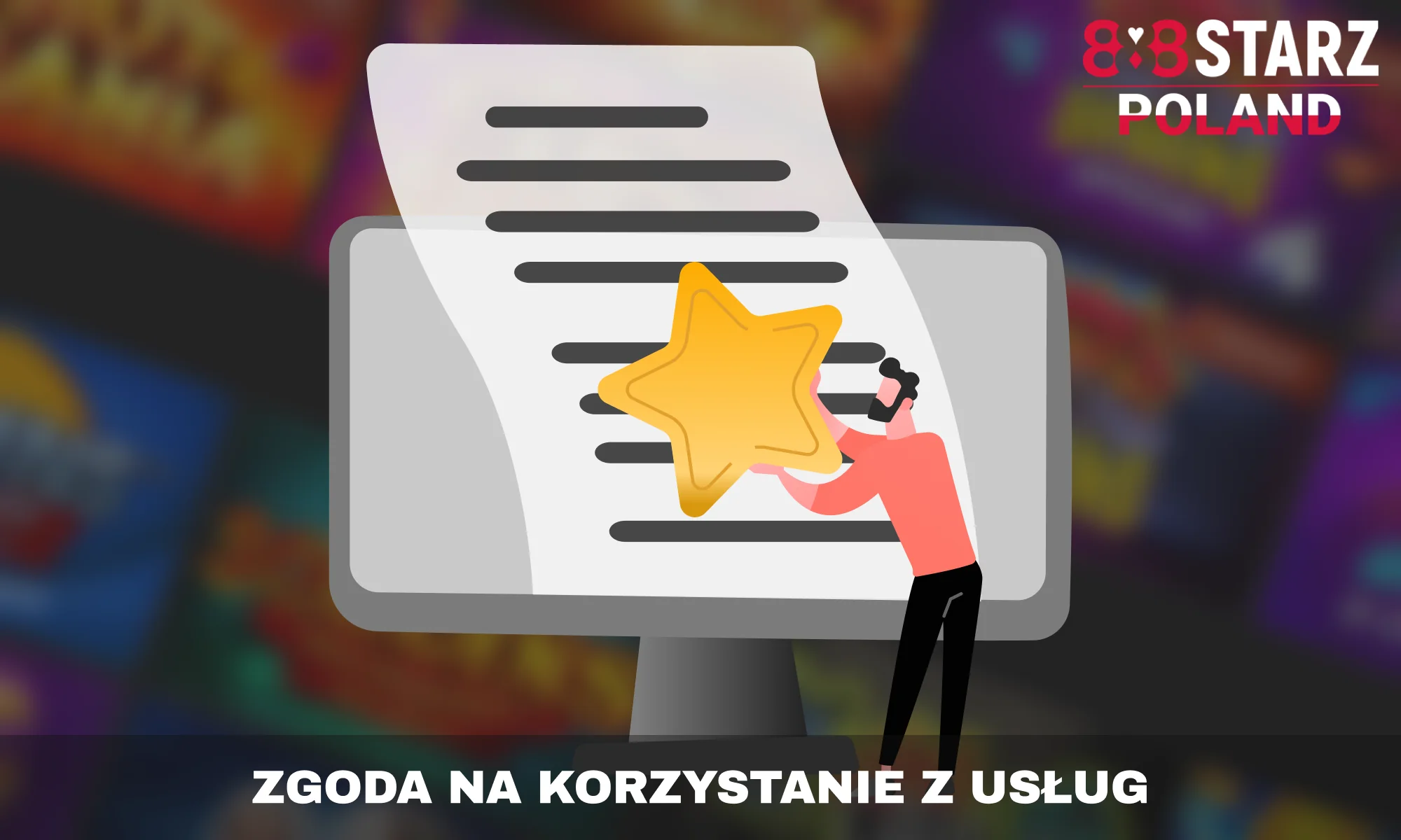 Korzystając z usług 888Starz polscy gracze wyrażają zgodę na przekazywanie swoich danych osobowych osobom trzecim