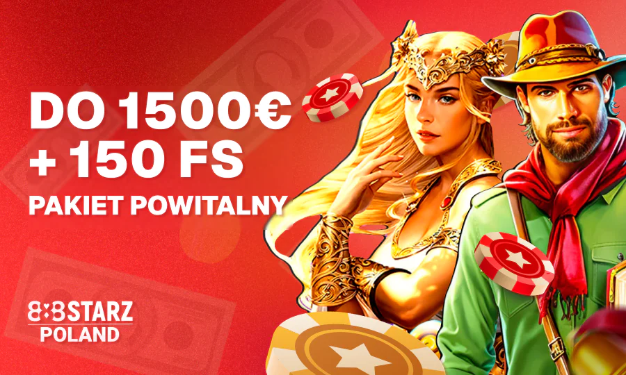 Otrzymaj pakiet bonusów powitalnych na grę w 888Starz